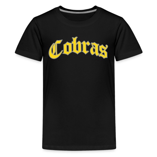 Cobras Schriftzug - Teenager Premium T-Shirt