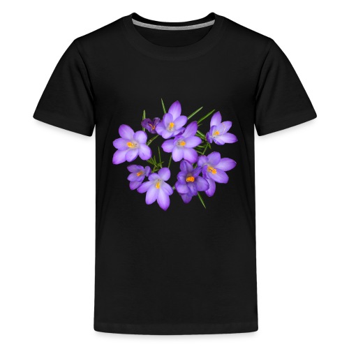 Krokus Frühling Blume - Teenager Premium T-Shirt