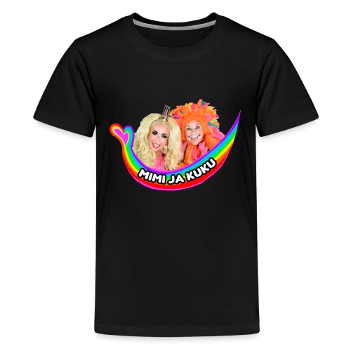 Mimi ja Kuku - Teinien premium t-paita