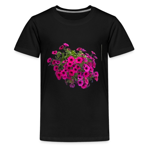 Petunie Blume Sommer Blumenampel - Teenager Premium T-Shirt