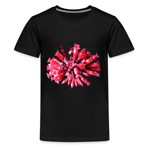 Hammerstrauch rot Blume - Teenager Premium T-Shirt