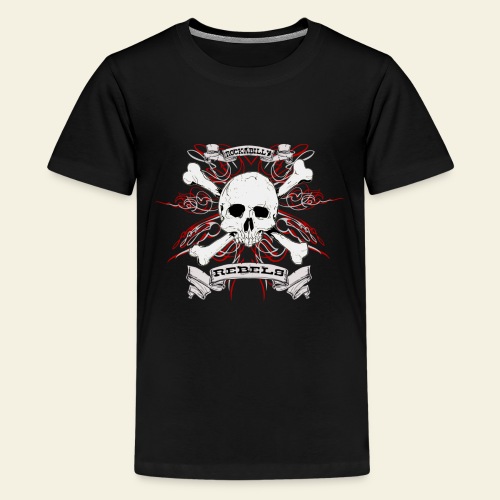 skull - Teenager premium T-shirt