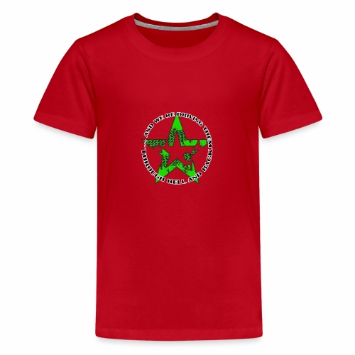ra star slogan slime png - Teenager Premium T-Shirt