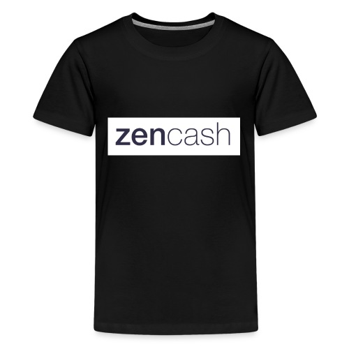 ZenCash CMYK_Horiz - Full - Teenage Premium T-Shirt