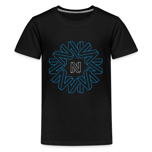Neos Icon Pattern without URL, 2-color - Teenage Premium T-Shirt