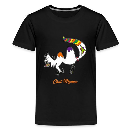 Chat Monux - T-shirt Premium Ado
