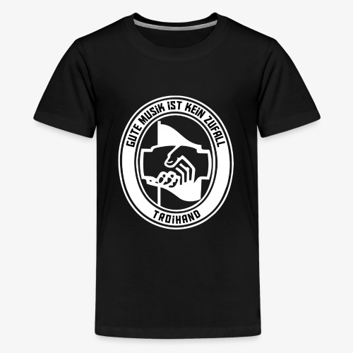 Logo Troihand invertiert - Teenager Premium T-Shirt