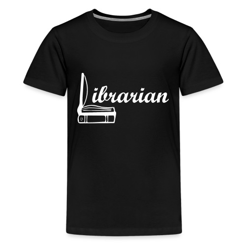 0325 Bibliotekar Bibliotekar Cool design - Teenager premium T-shirt