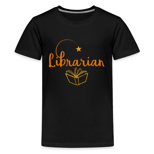 0327 Librarian Librarian Library Book - Koszulka młodzieżowa Premium