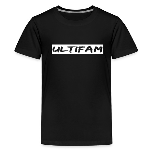final ultifam white - Teenage Premium T-Shirt