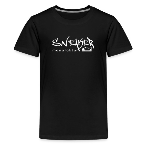 Sneakermanufaktur Linz - black edition - Teenager Premium T-Shirt