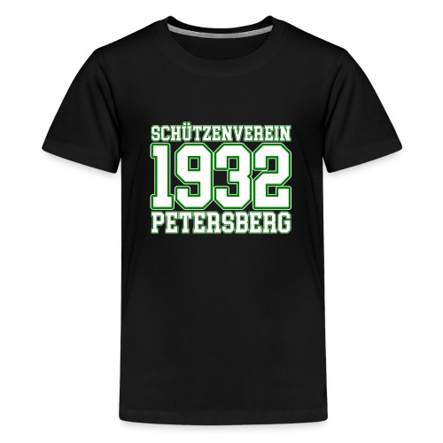 Logo Schützenverein 1932 e.V. Petersberg - Teenager Premium T-Shirt
