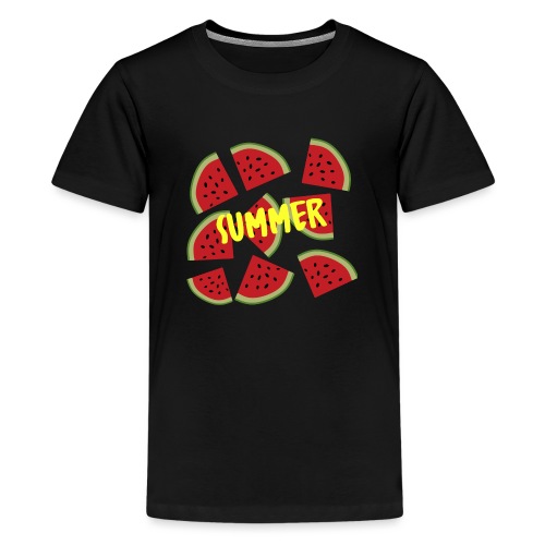 Sommer Sonne Wassermelone - Teenager Premium T-Shirt