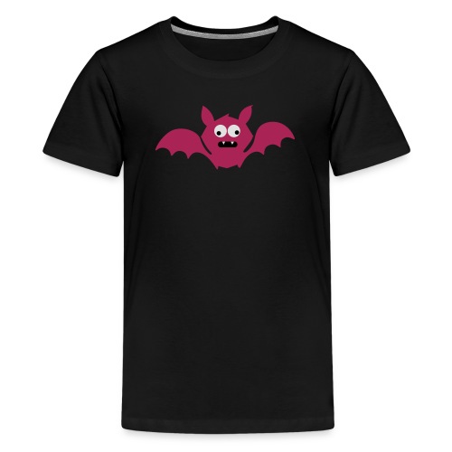 Funny Vampire / Bat (Monster Style) - Teenager Premium T-Shirt