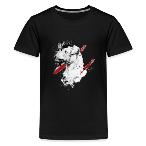 Dogo Argentino Design Vektor - Teenager Premium T-Shirt