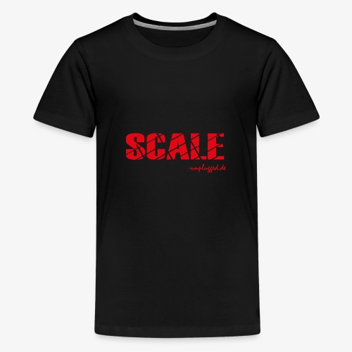 SCALE Logo rot - Teenager Premium T-Shirt