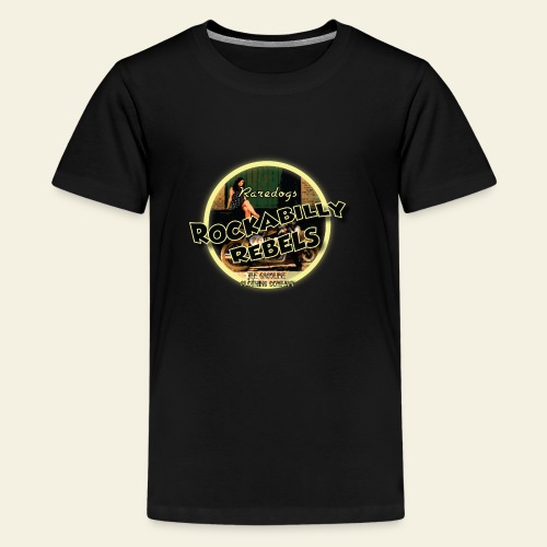 rockabilly rebels pinup - Teenager premium T-shirt