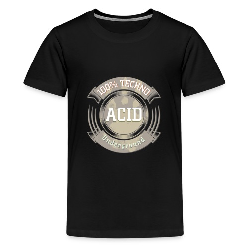 Techno Underground Acid - Teenager Premium T-Shirt