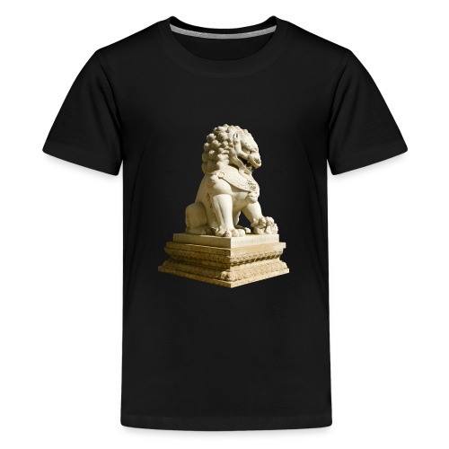 Fu Hund Tempelwächter Wächterlöwe Buddha China - Teenager Premium T-Shirt
