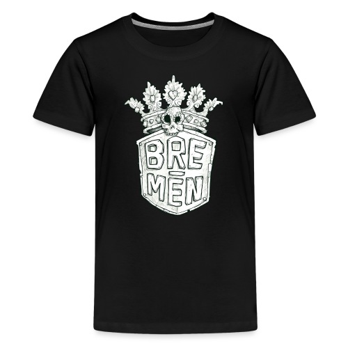 Bre-Men Abenteuer black & white - Teenager Premium T-Shirt