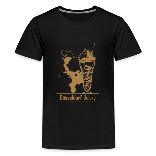 Düsseldorf Deluxe Eisbecher T-shirt Motiv - Teenager Premium T-Shirt