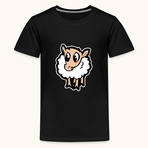 Süßes lustiges Comic Schaf Geschenkidee Cartoon - Koszulka młodzieżowa Premium