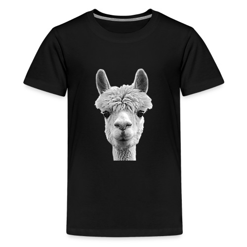 Alpaka Lama Kamel Peru Anden Südamerika Wolle - Teenager Premium T-Shirt