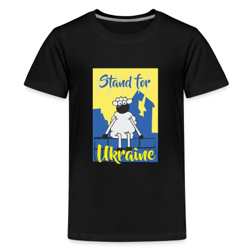 Stand for Ukraine - Teenager Premium T-Shirt