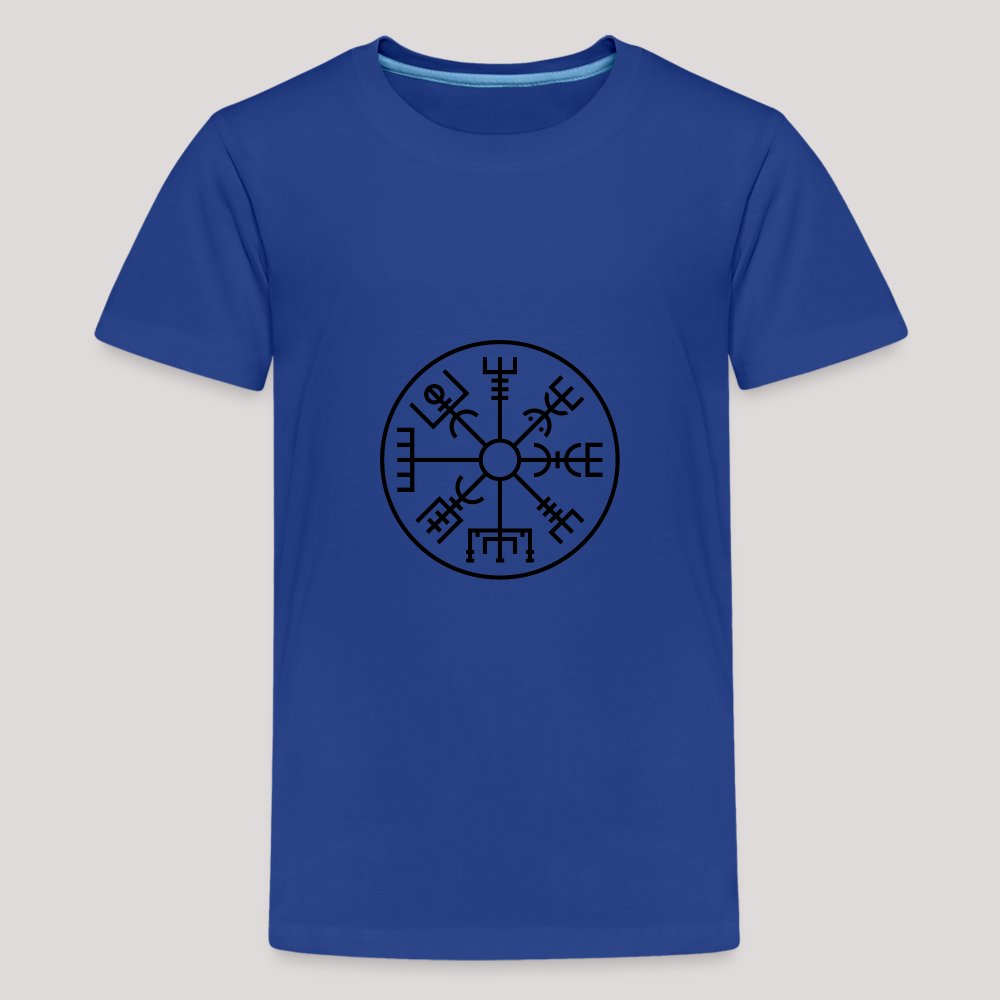Vegvisir Kreis - Teenager Premium T-Shirt Königsblau