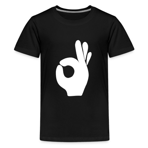 Tasty Hand weiß - Teenager Premium T-Shirt
