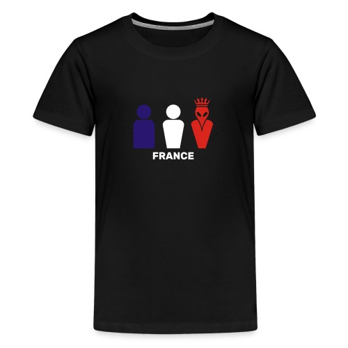 Frankrig trøje - Teenager premium T-shirt