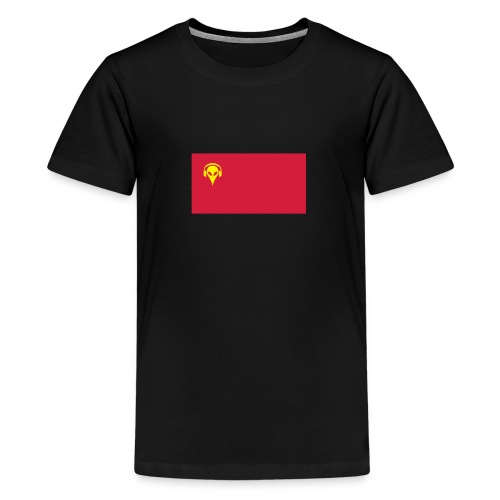 Fodbold T-shirt Kina Music Alien - Teenager premium T-shirt