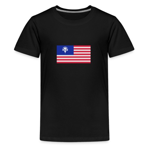 Fodbold T-Shirt USA - Teenager premium T-shirt