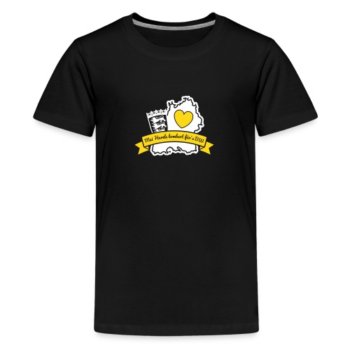Herzle BW - Teenager Premium T-Shirt