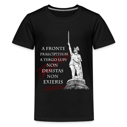 FriRex Design Arminius schwarz - Teenager Premium T-Shirt