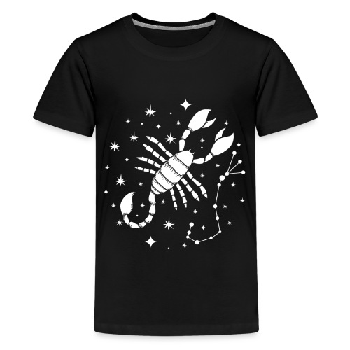 Sternzeichen Furchtloser Skorpion Oktober November - Teenager Premium T-Shirt