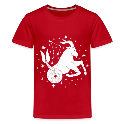 Sternzeichen Ehrgeiziger Steinbock Dezember Januar - Teenager Premium T-Shirt