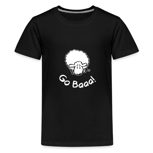 Sheep Go Baaa! (black edition) - Teenage Premium T-Shirt