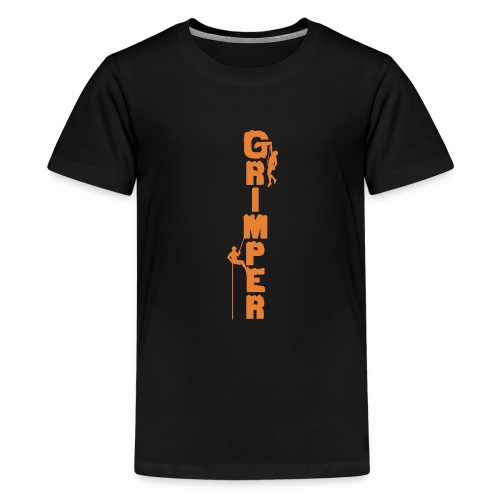 GRIMPER ! (escalade, montagne, alpinisme) - T-shirt Premium Ado