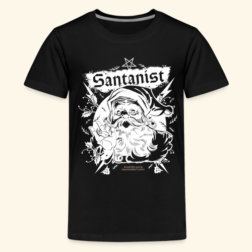 Ugly Christmas Design Santanist - Teenager Premium T-Shirt