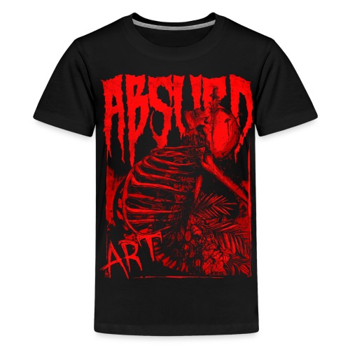 Black Out - RED - Teenager Premium T-Shirt