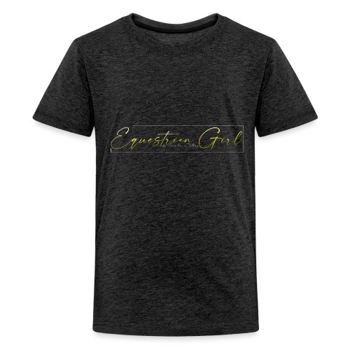 Equestrian Girl Reitsport - Teenager Premium T-Shirt