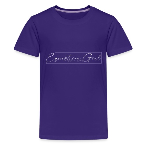 Equestrian Girl - Reitsport Pferdesport - Teenager Premium T-Shirt