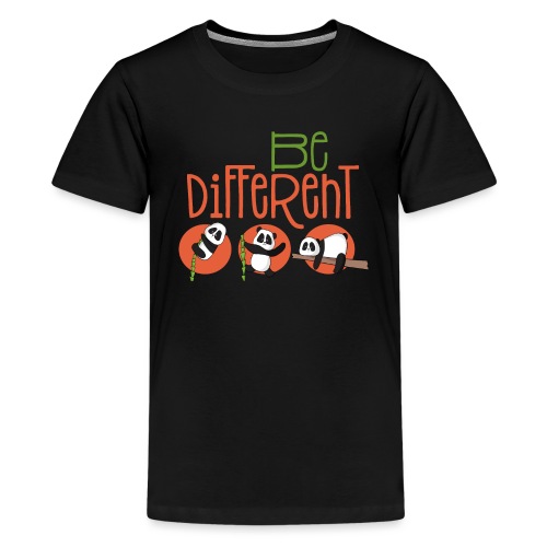 Be Different Panda Bär - be yourself - Teenager Premium T-Shirt