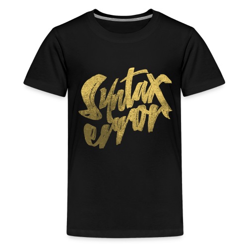 Syntax Error - Premium-T-shirt tonåring