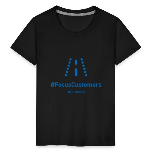 FocusCustomers blue - Koszulka młodzieżowa Premium