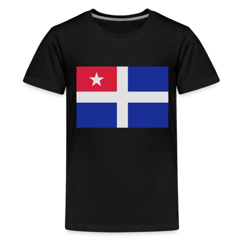 Kreta-Flagge Geschenk Reise - Teenager Premium T-Shirt
