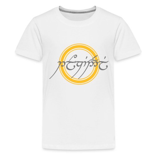 Tolkiendil en tengwar (écusson & dos) - T-shirt Premium Ado
