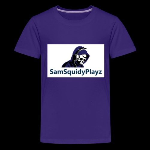 SamSquidyplayz skeleton - Teenage Premium T-Shirt