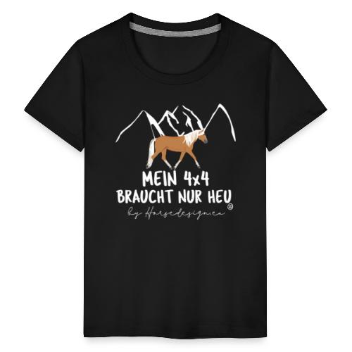 Mein 4x4 braucht Heu - Haflinger - Teenager Premium T-Shirt